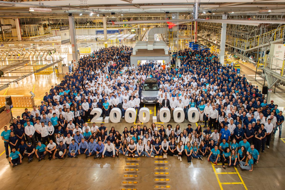 Creta foi o carro de número 2 milhões produzido pela Hyundai no Brasil - Foto: Divulgação